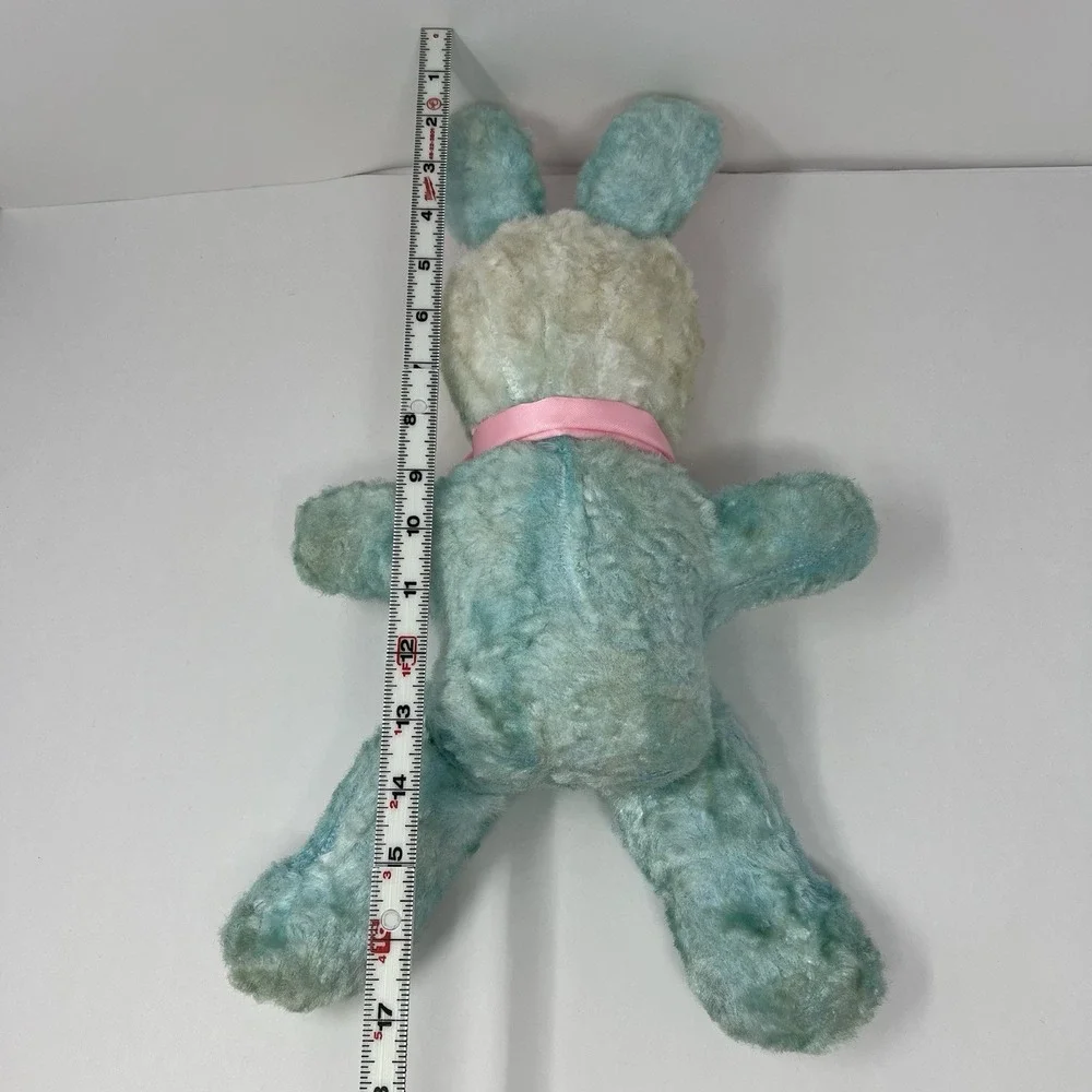 Rare Rushton Rubber Face Bunny Plush Doll 1950's Stuffed‎ Animal Toy Easter